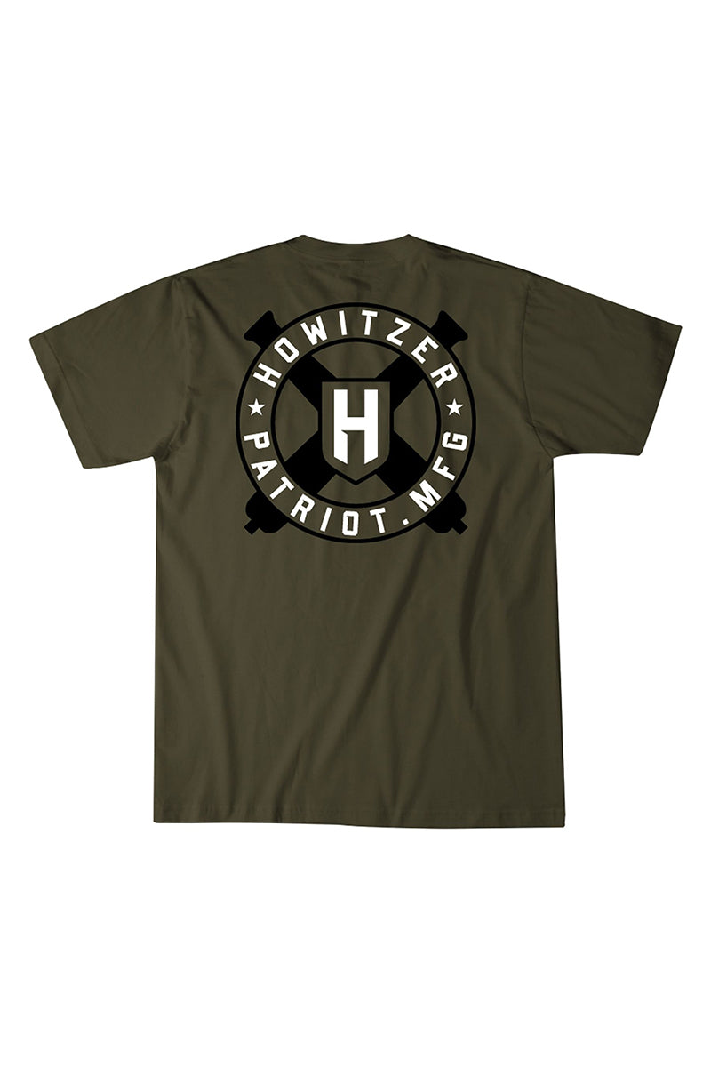 HOWITZER - Howitzer Logo Short Sleeve Tee in Olive