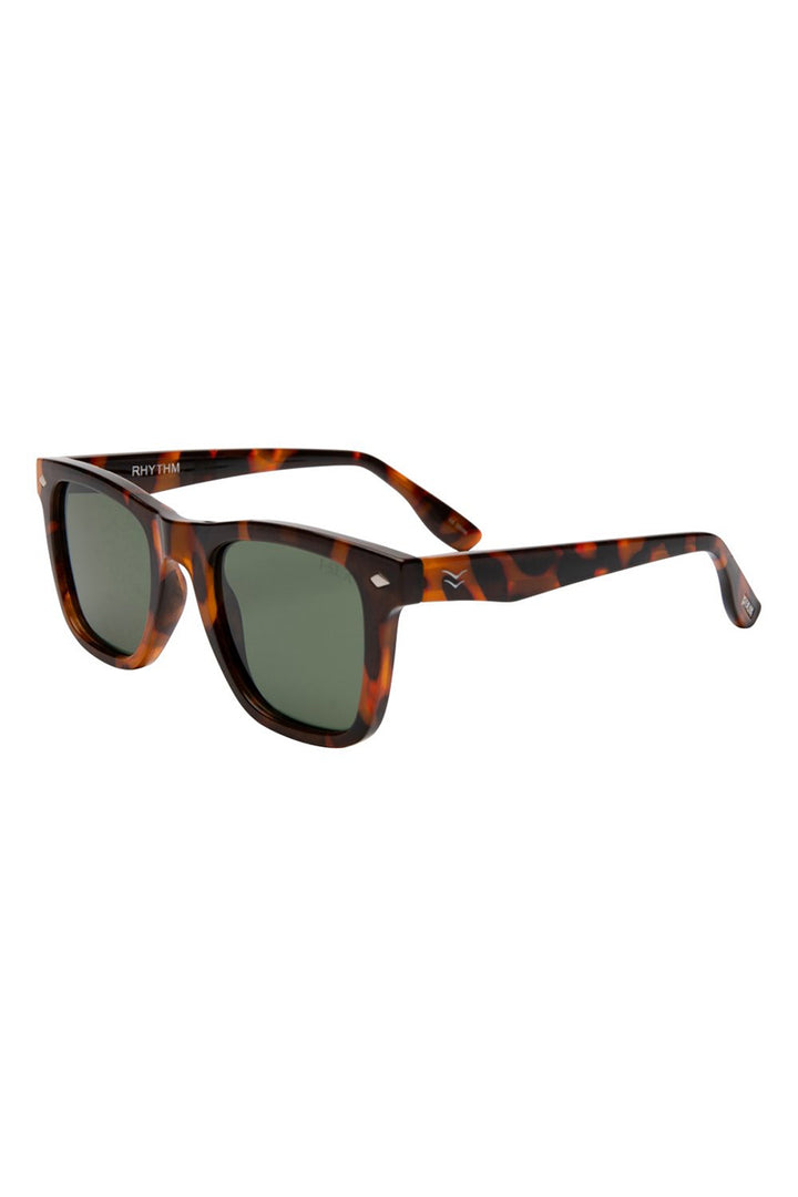 I-SEA - Rhythm in Tort Frames with Green Polarized Lenses