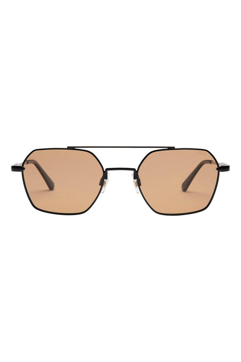 I-SEA - Sara in Black Frames with Cocoa Polarized Lenses