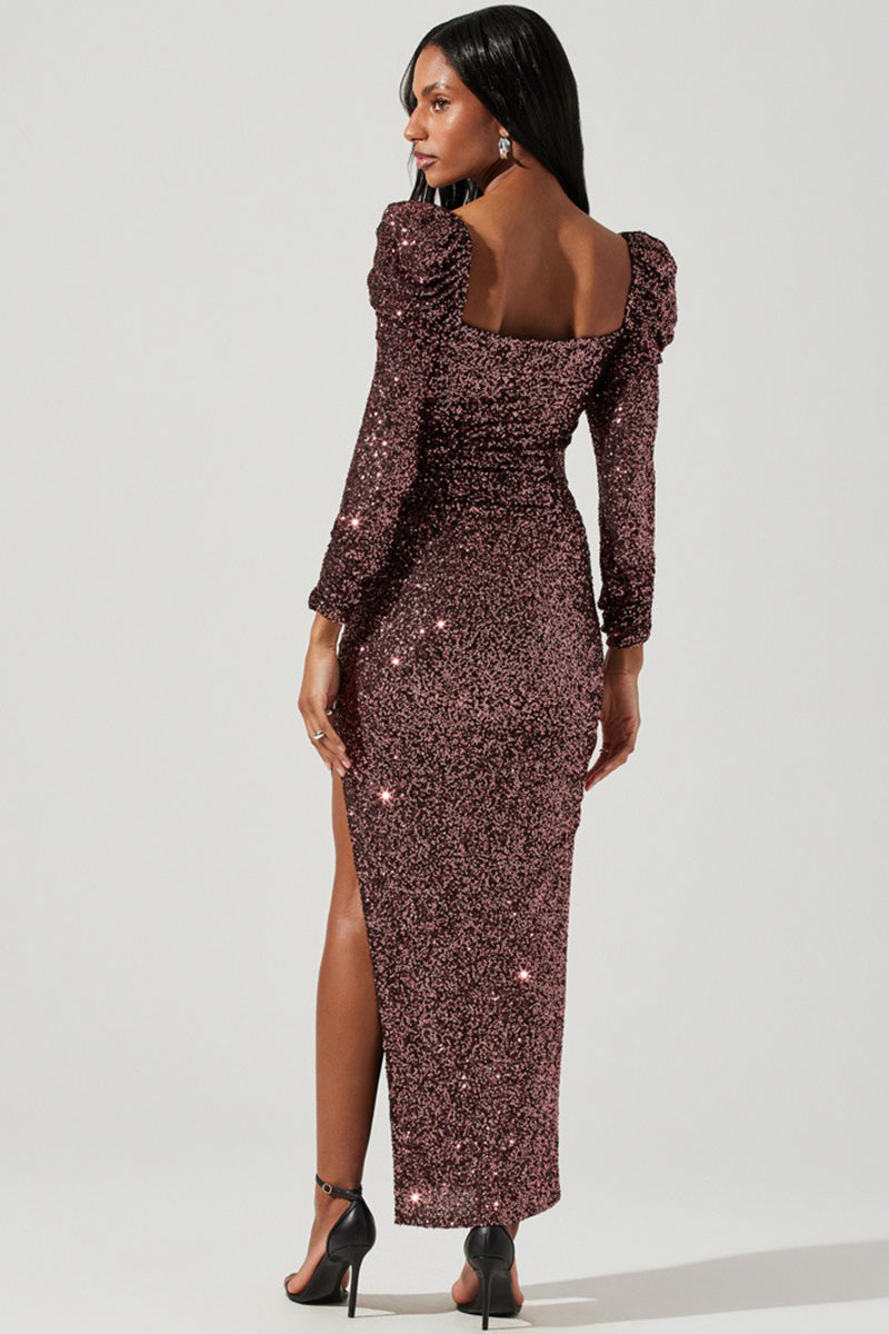 Astr - Lourdes Dress in Dark Rose