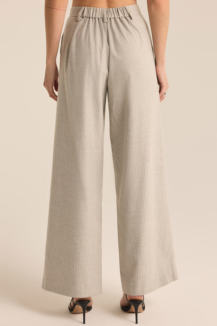 Z Supply - Evette Pinstripe Pant in Sea Salt