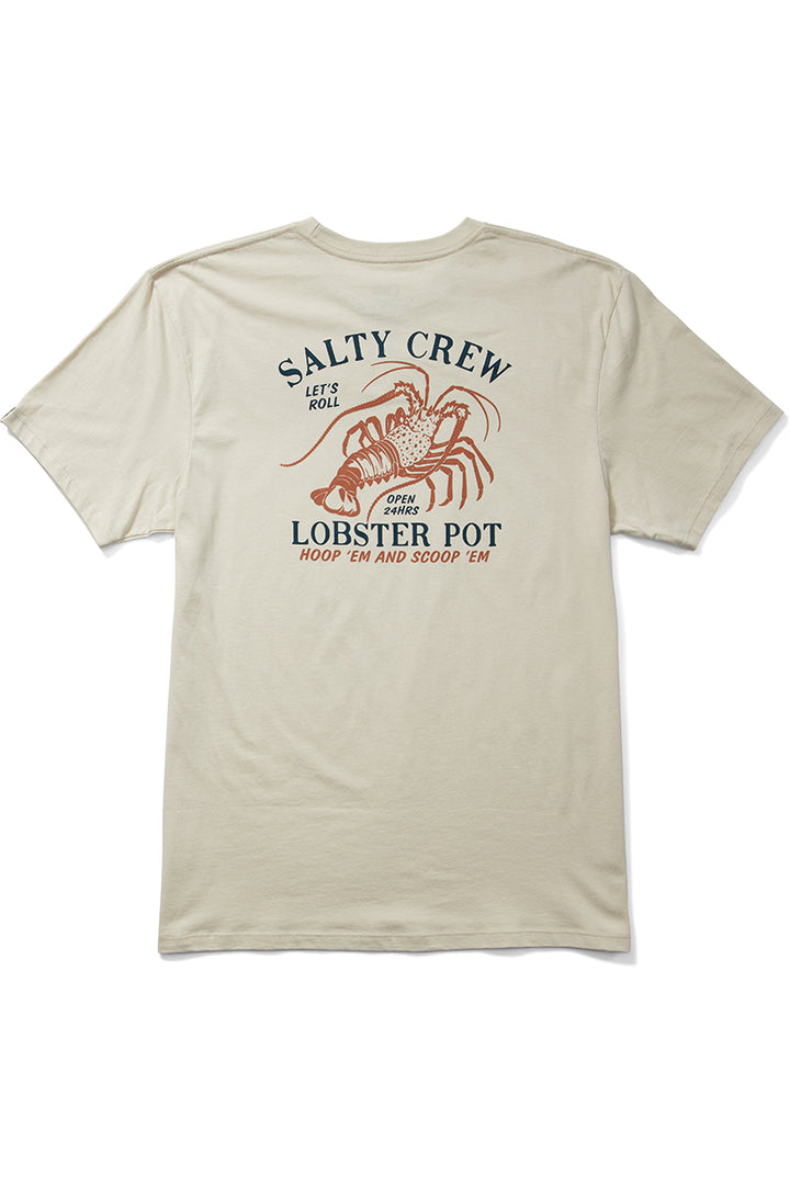 Salty Crew - Lobster Pot Short Sleeve Premium Tee in Bone