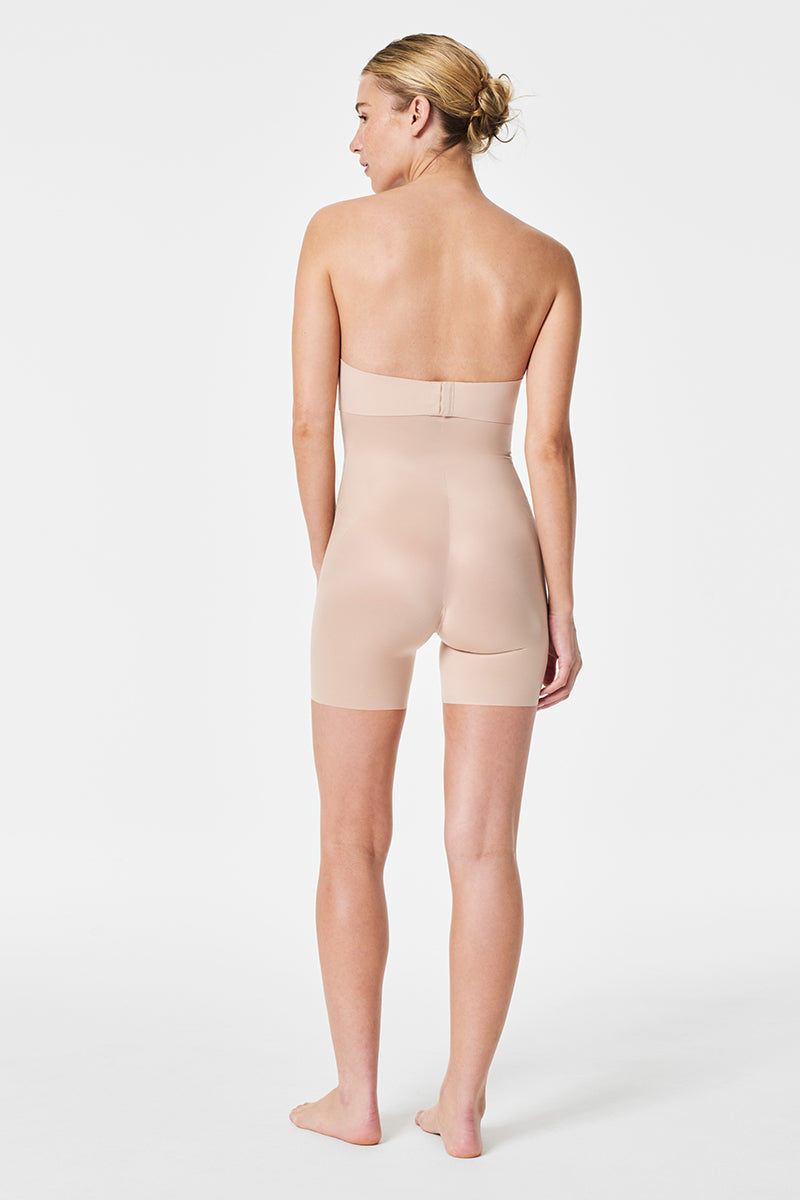 SPANX - SPANXshape™ Invisible High-Waisted Mid-Thigh Short in Champagne Beige