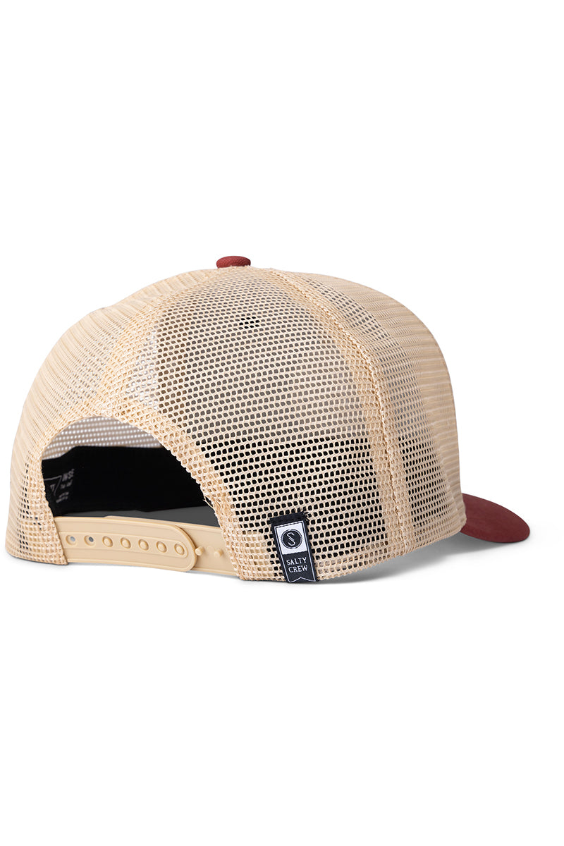 Salty Crew - Tentacles Retro Trucker in Navy/Burgundy