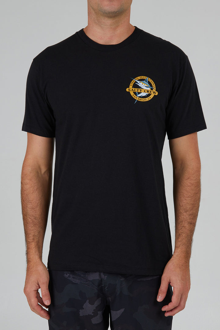 Salty Crew - Interclub Short Sleeve Premium Tee in Black