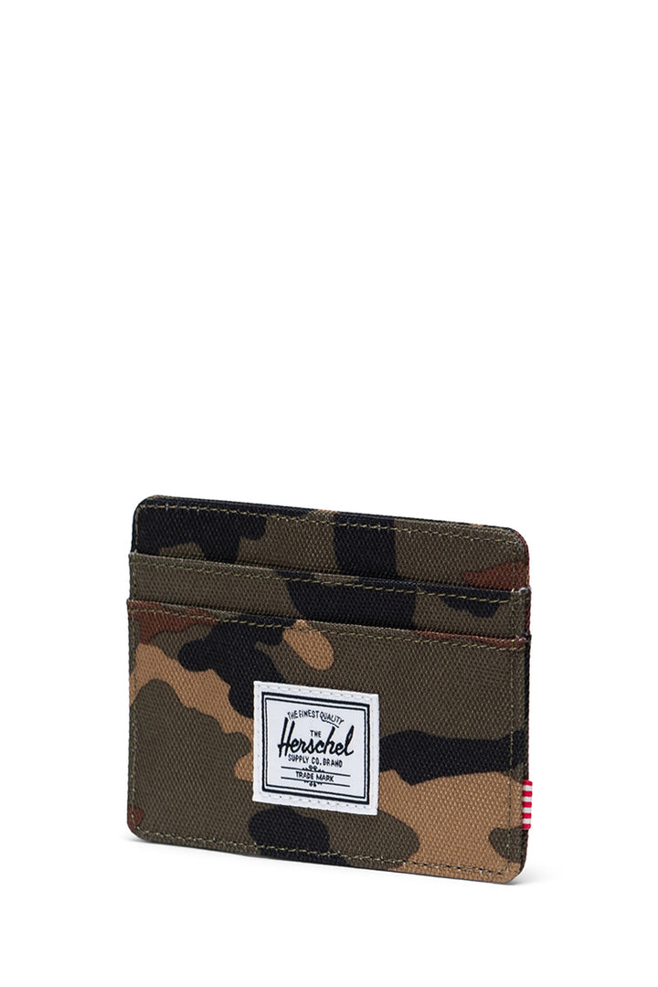 Herschel - Charlie Cardholder Wallet in Woodland Camo