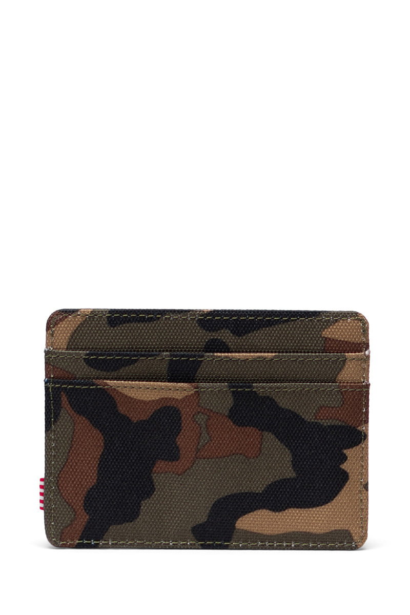 Herschel - Charlie Cardholder Wallet in Woodland Camo