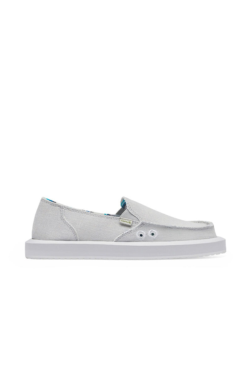 Sanuk - Donna Soft Top Hemp in "Grey"