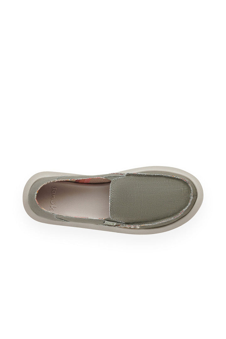 Sanuk - Donna Soft Top Hemp in "Smokey Olive"