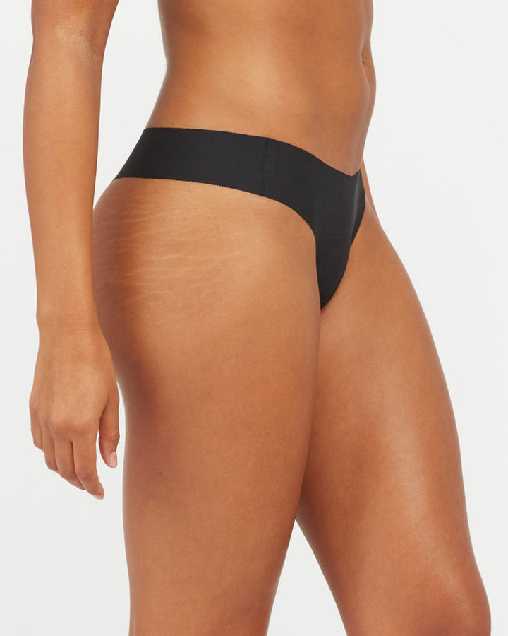 SPANX - Under Statements Thong in Very Black