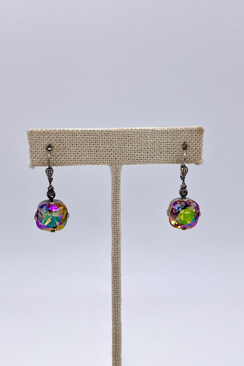 La Vie Parisienne - Ultra Coco Swarovski Crystal Leverback Hanging Stud Earrings