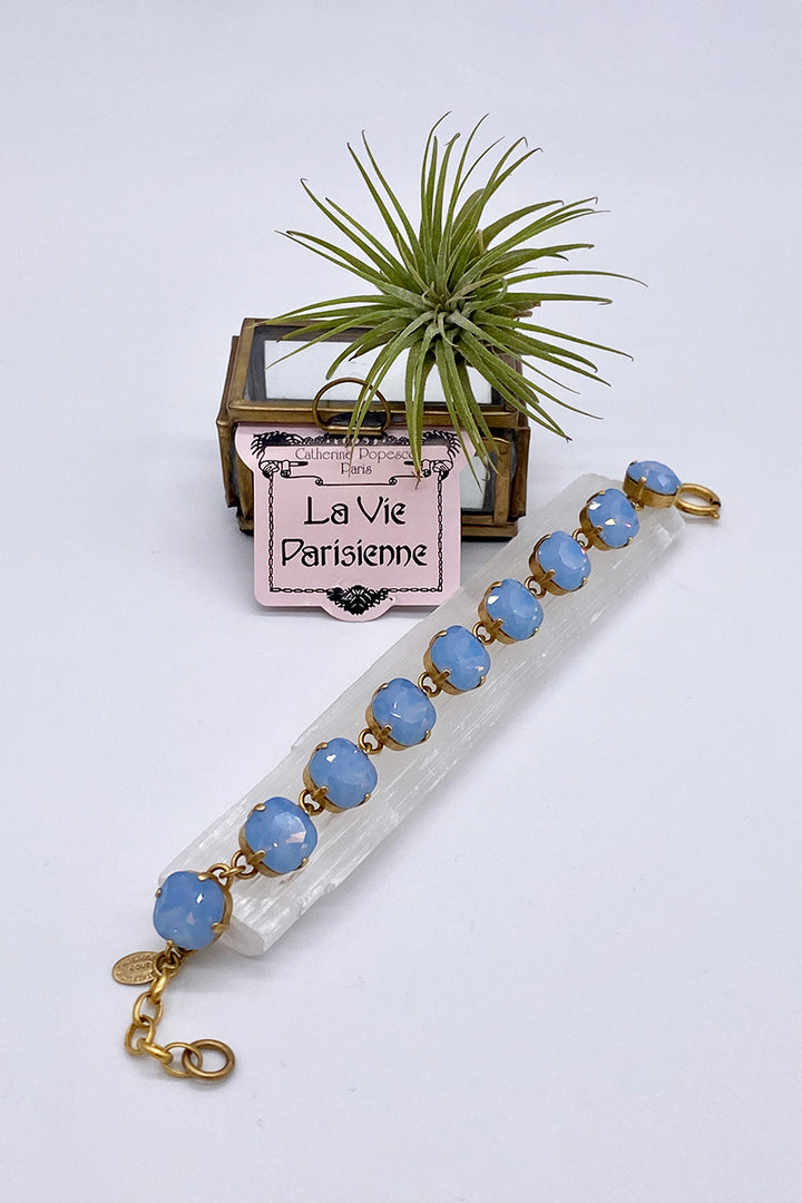 La Vie Parisienne - Swarovski Crystal Bracelet - Air Blue Opal