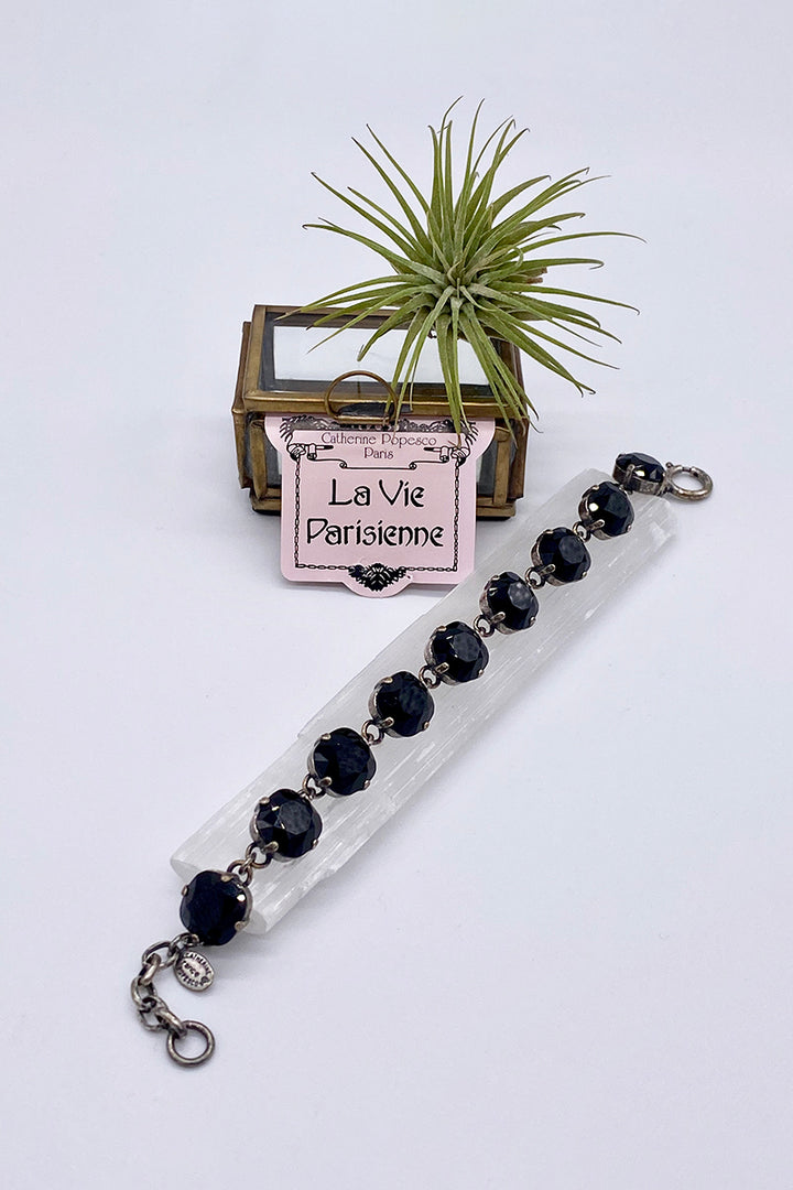 La Vie Parisienne - Swarovski Crystal Bracelet - Jet