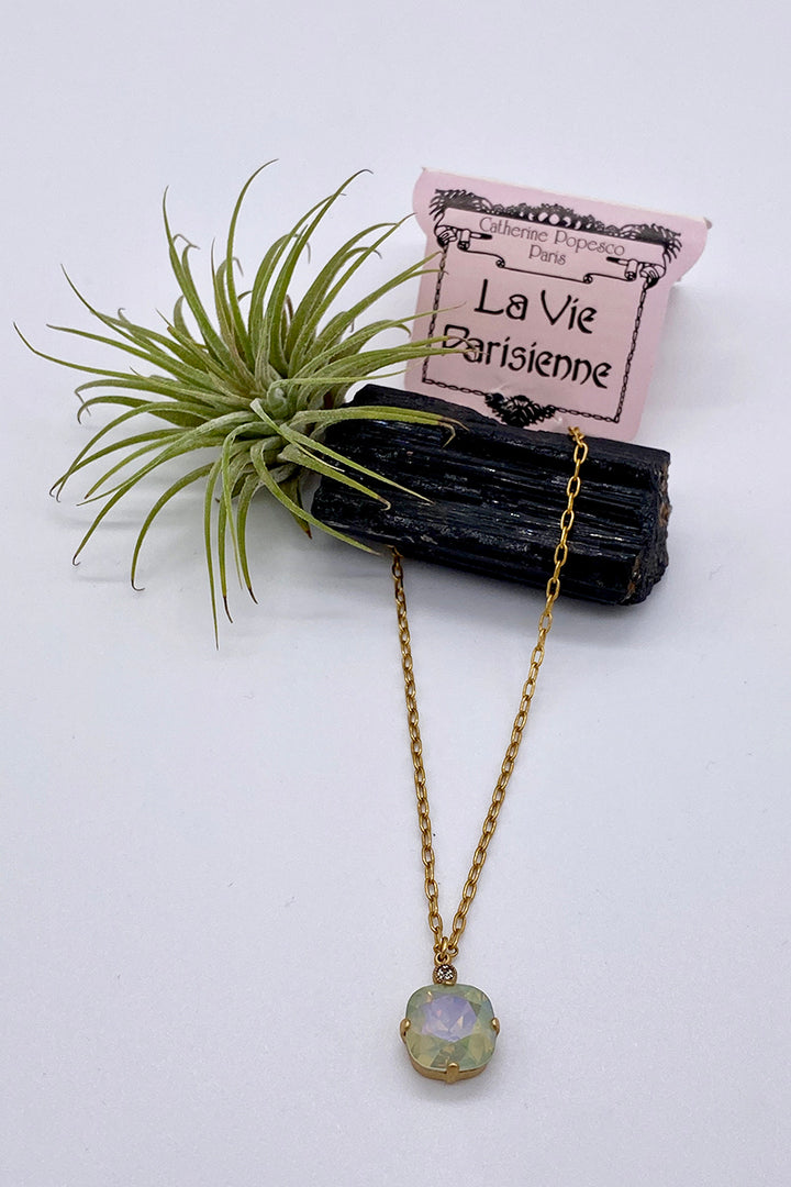 La Vie Parisienne - Swarovski Crystal Necklace - Pacific Opal