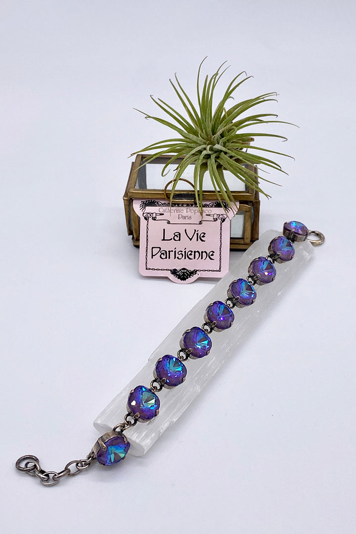 La Vie Parisienne - Swarovski Crystal Bracelet - Purple Haze