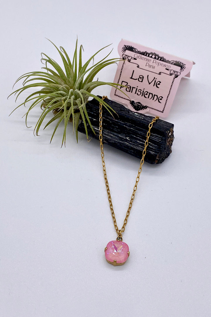 La Vie Parisienne - Swarovski Crystal Necklace - Rosewater