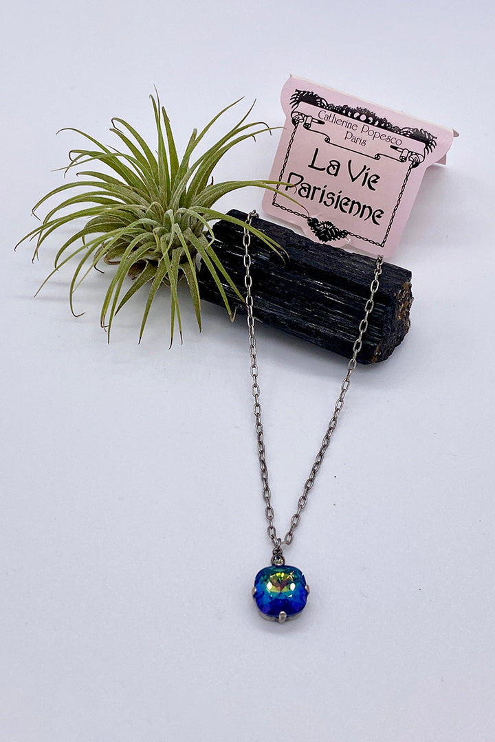 La Vie Parisienne - Swarovski Crystal Necklace - Sky